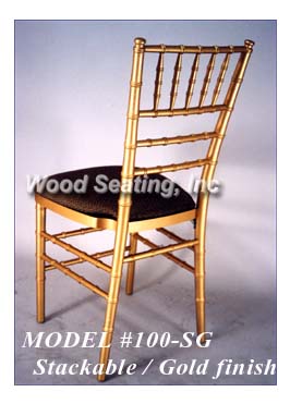 stackable chivari chair, Ballroom gold chivari chair